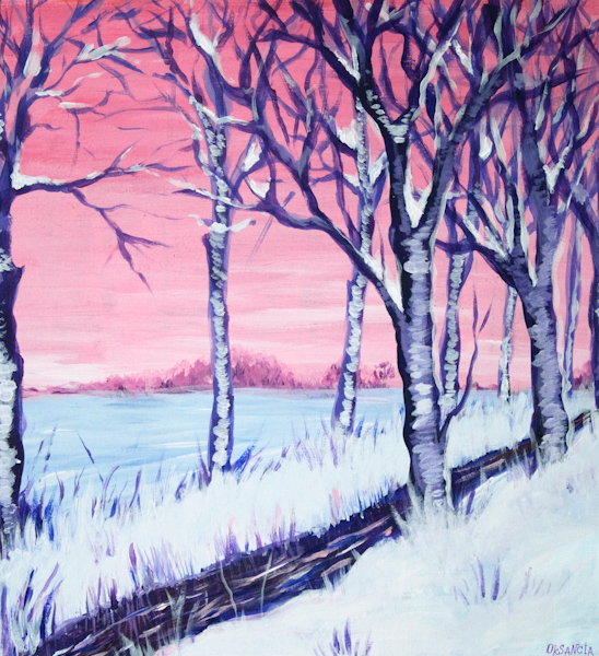 Pink Sky Painting