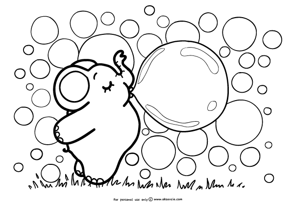 m bubble printable coloring pages - photo #18