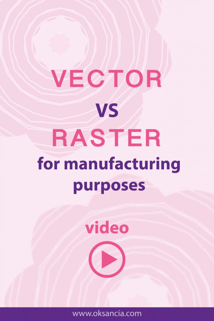 Vector vs raster graphics type for manufacturing physical products video pin. What is vector. The difference between vector and raster graphics. 