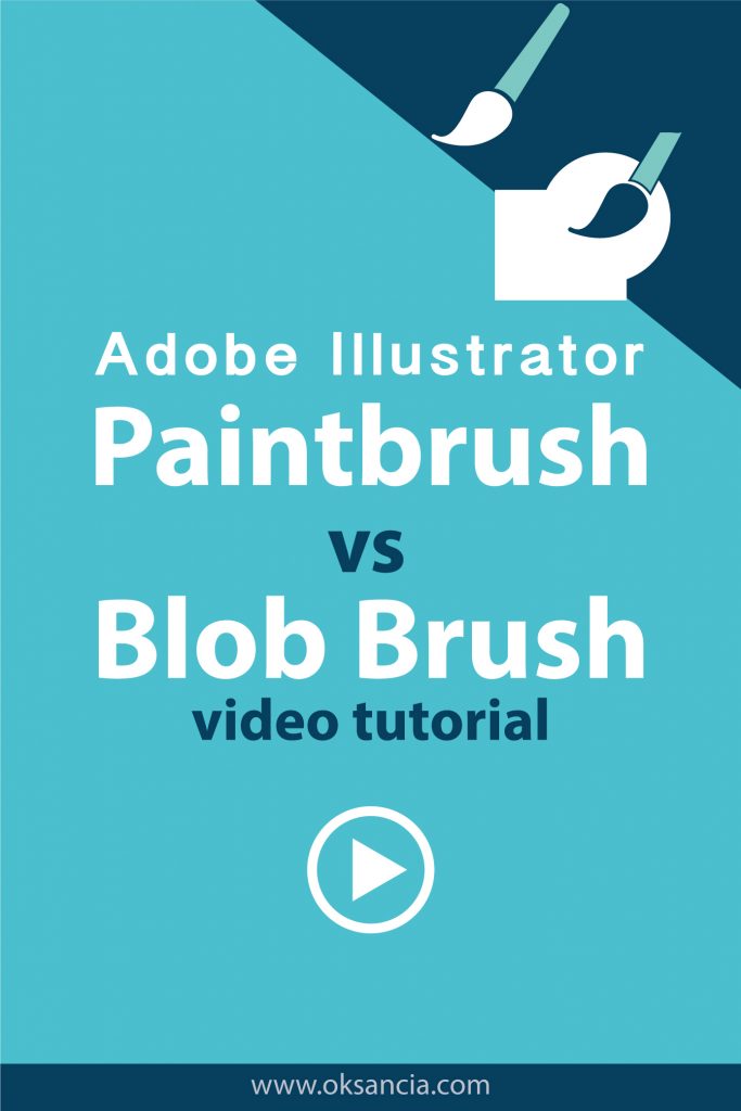the difference between paintbrush tool vs blob brush tool in adobe illustrator