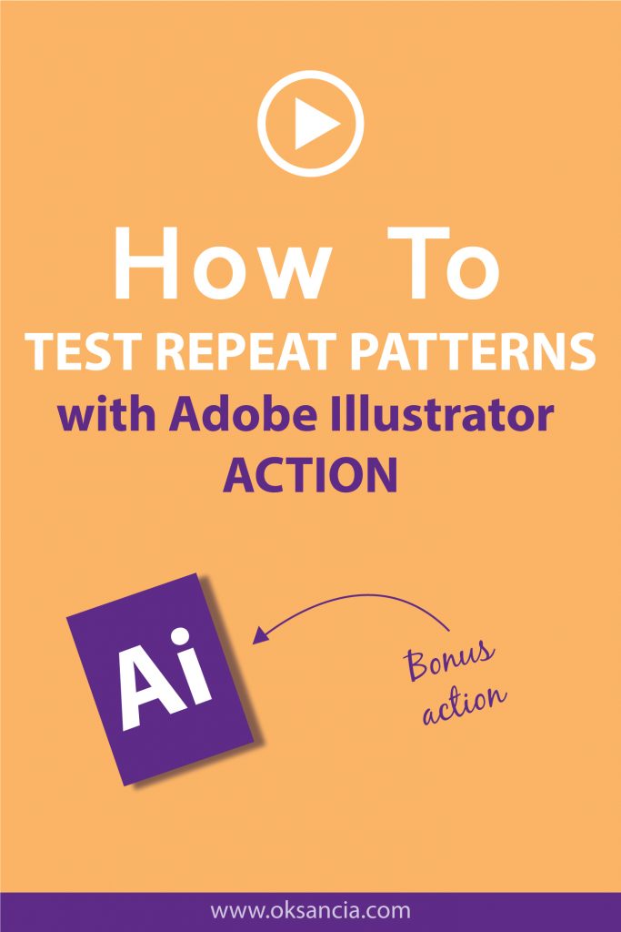 Video: How to test your trimmed vector repeat pattern design with this awesome Adobe Illustrator action