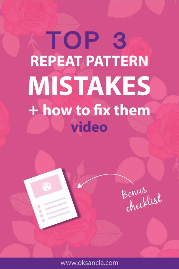 3 most common repeat pattern mistakes and how to fix them in Adobe Illustrator