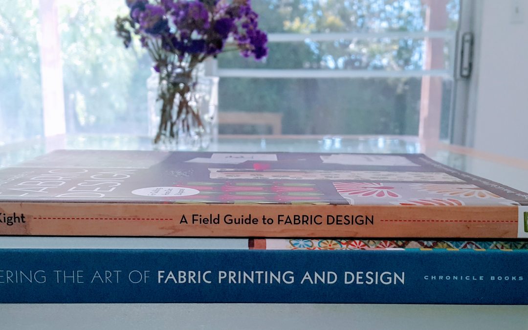 Textile design books that helped me with building my creative business.