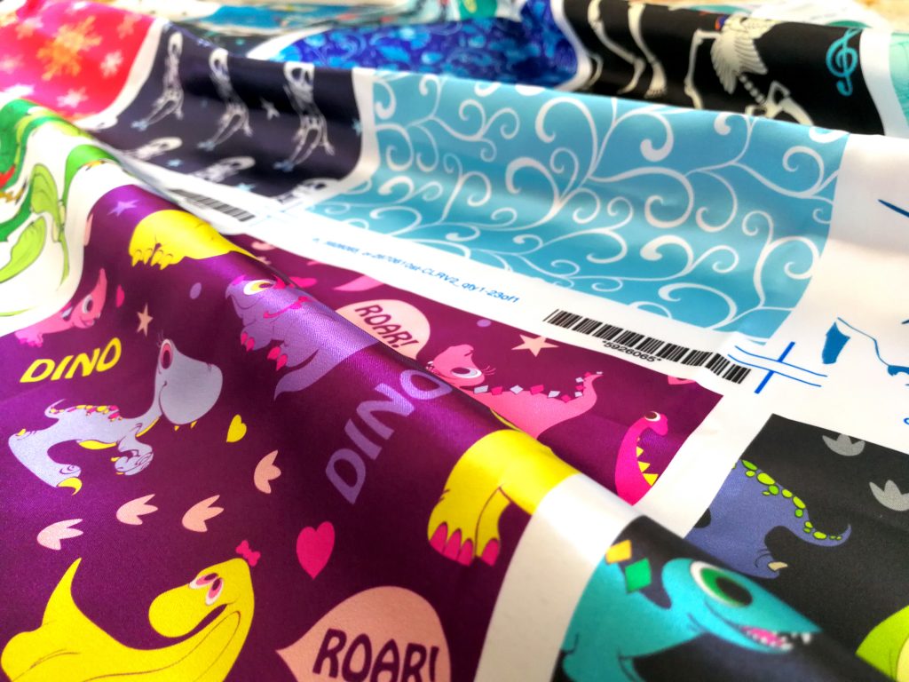 Spoonflower fabric swatches photo by Oksancia