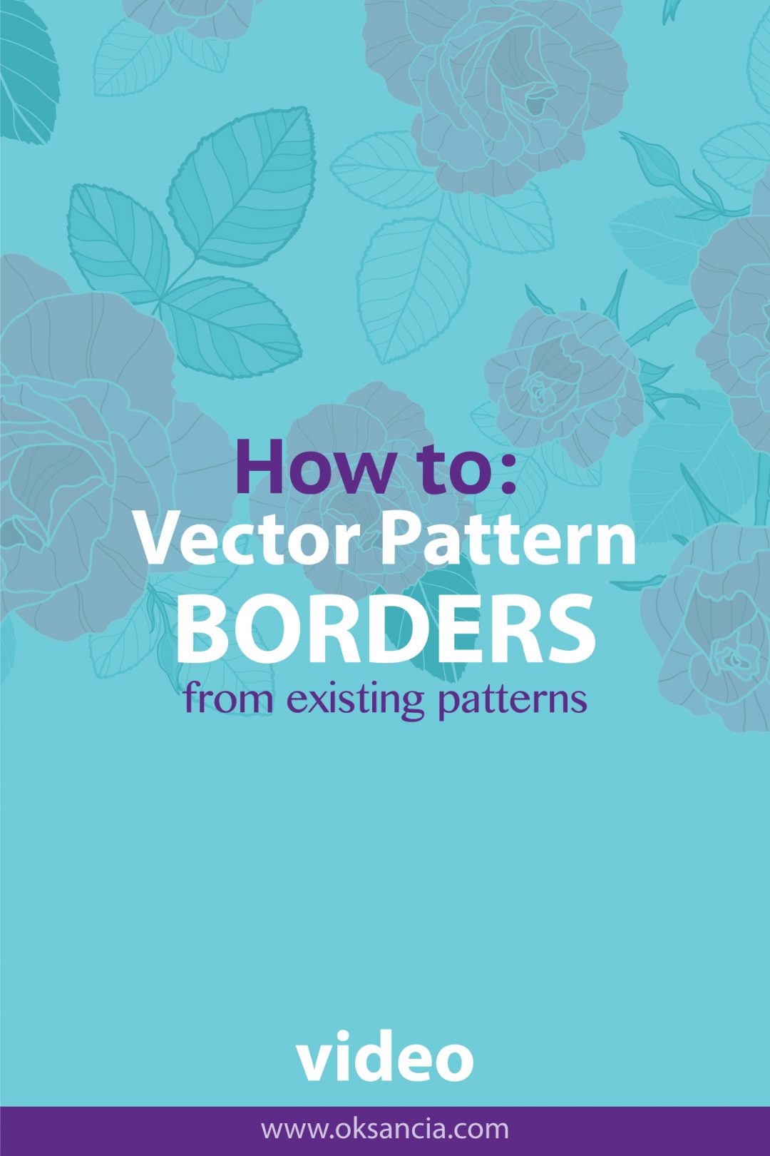 Video: How to Create Floral Vector Repeat Pattern Borders in Adobe ...