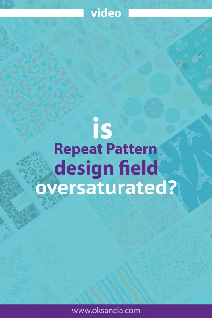 Is repeat pattern design field oversaturated? My take after 8 years of experience.