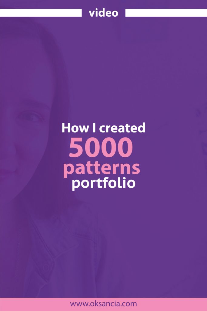 How I created my 5000 vector pattern portfolio. My top 3 tips video