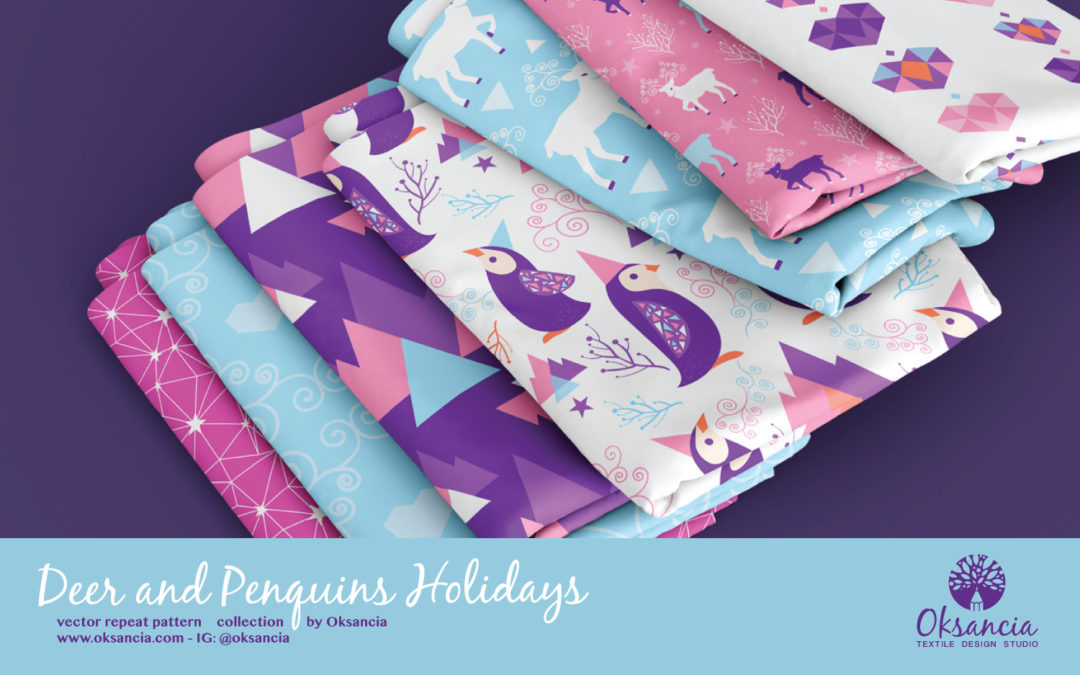 Deer and Penguins Holidays – New Pattern Collection Is Here!