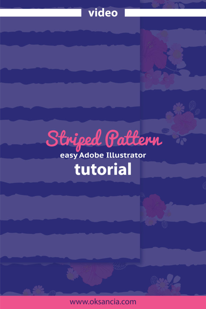 How To Quickly Create Vector Rough Striped Seamless Pattern In Adobe