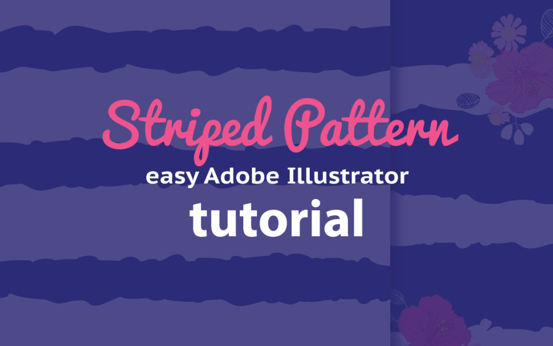 How to quickly create vector rough striped seamless pattern in Adobe Illustrator