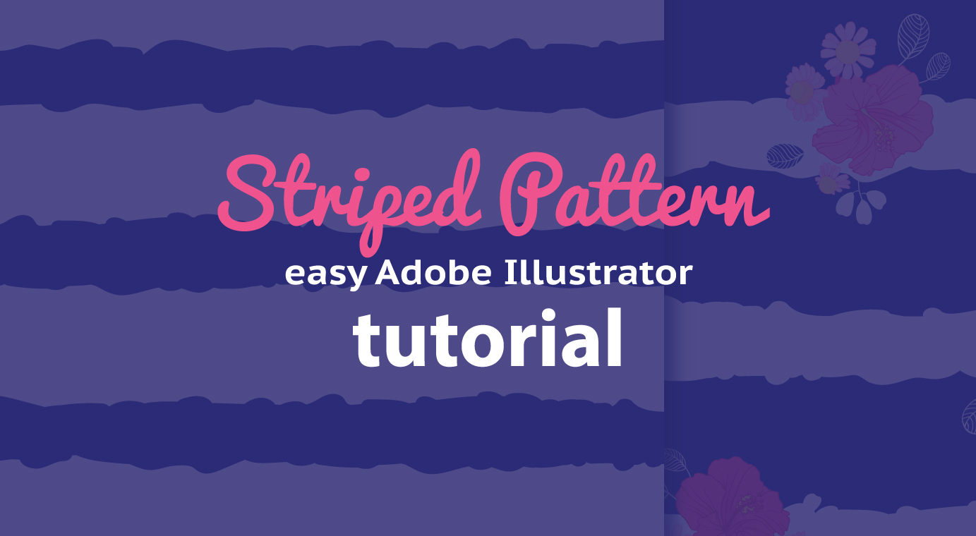 How To Quickly Create Vector Rough Striped Seamless Pattern In