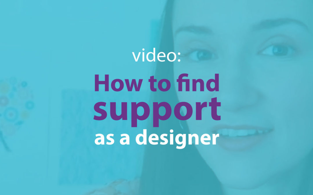 How to find support if you are a beginner artist or designer