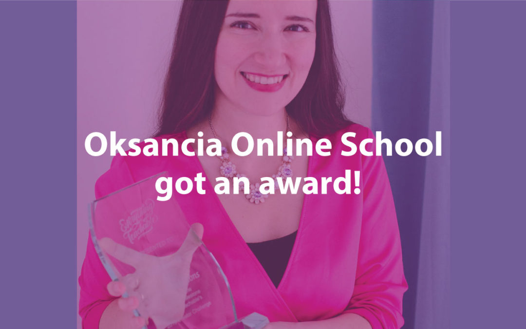 Oksancia online school award 2019