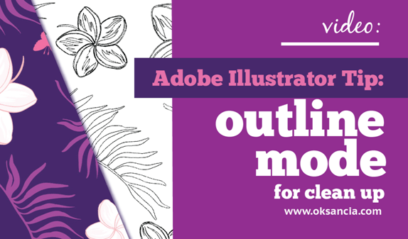 How to spot hidden mistakes in vector artwork: Adobe Illustrator Outline Mode and Preview Mode