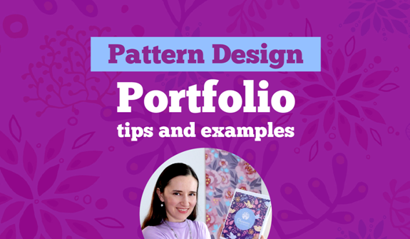 Textile design portfolio tips and examples