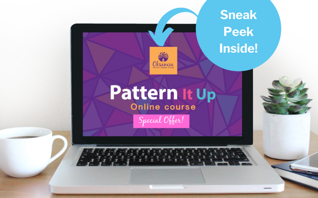 Sneak Peek Into The Pattern It Up course and Bonuses!