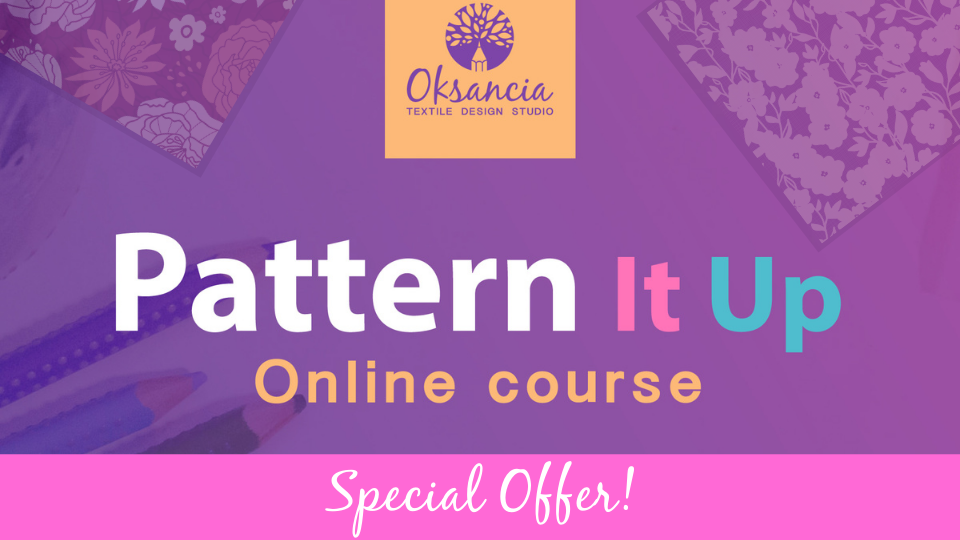 Special Offer for the Pattern It Up course by Oksancia