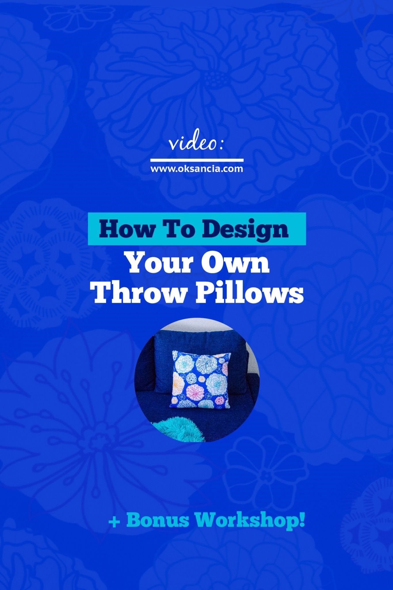 How to design your own throw pillows