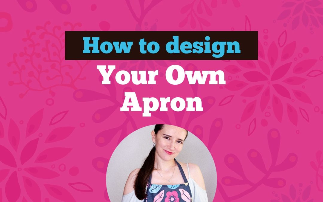 How to design your own apron: print-on-demand apron tutorial with a repeat pattern