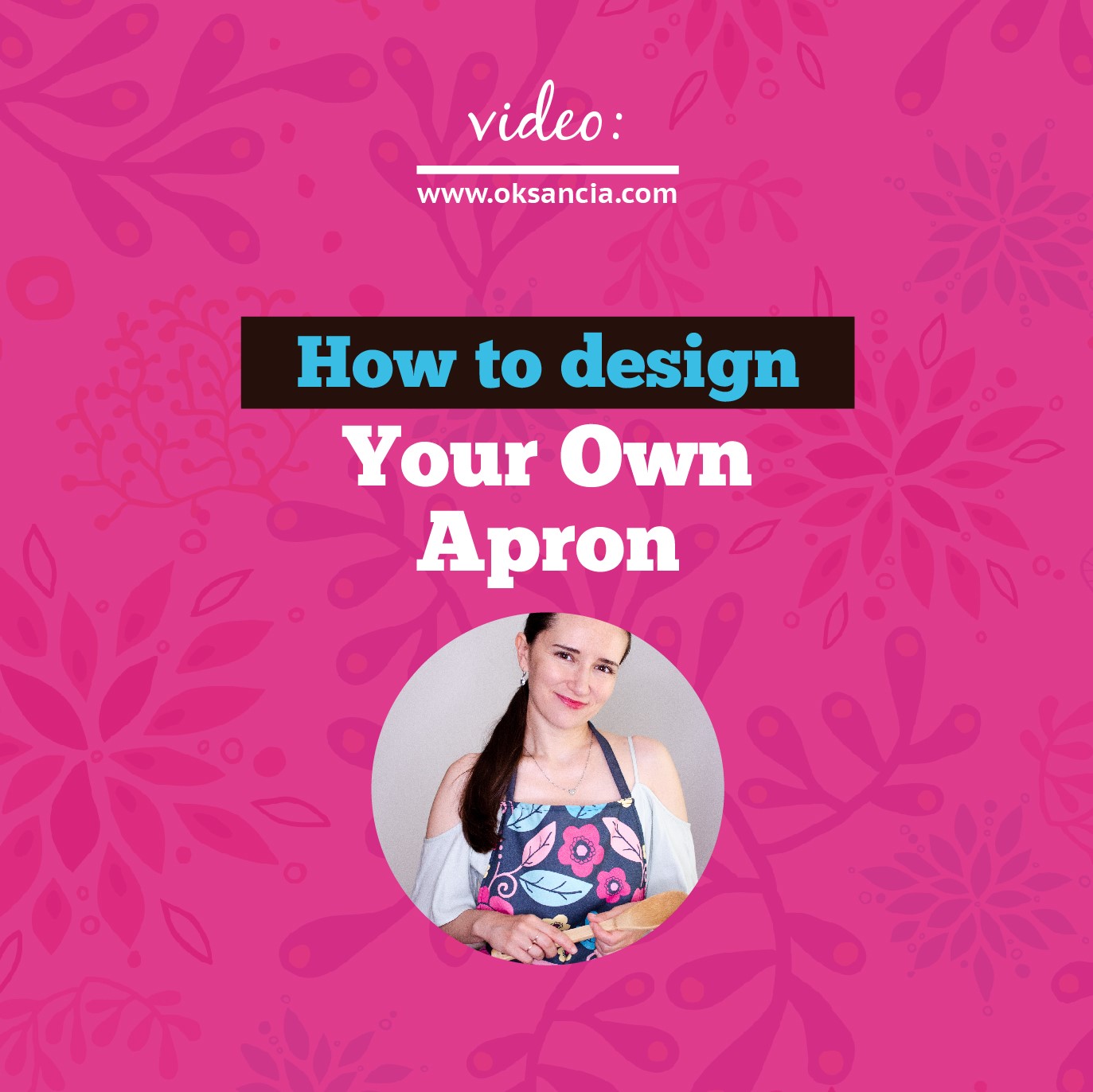 How to design your own apron: print-on-demand apron tutorial with a repeat pattern