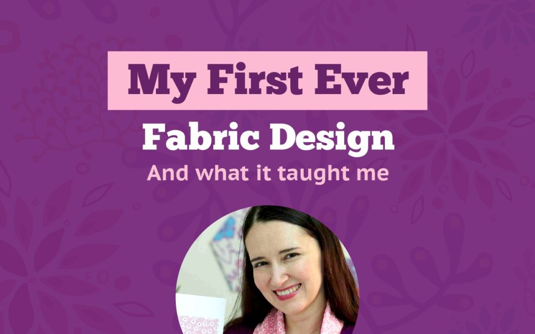 A DIY scarf using my first fabric pattern design ever and what it taught me