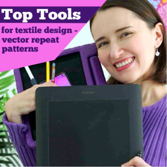 Top Tools I Use as a Textile Designer in my Home Studio