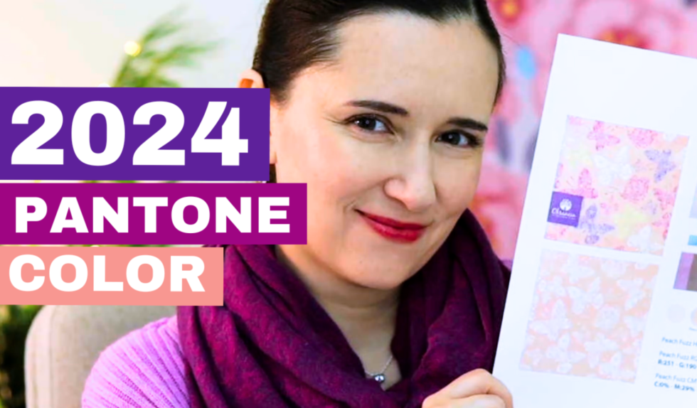 VIDEO: PANTONE color of the year 2024 in fabric design - Peach Fuzz ...